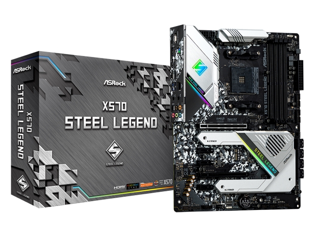 ASRock X570 Steel Legend AMD 500シリーズ Socket AM4対応 AMD X570