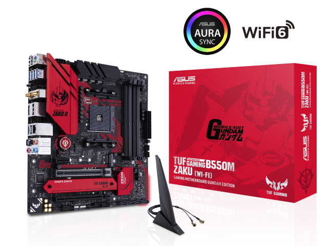 ASUS TUF GAMING B550M-ZAKU (WI-FI) AMD 500シリーズ Socket AM4対応