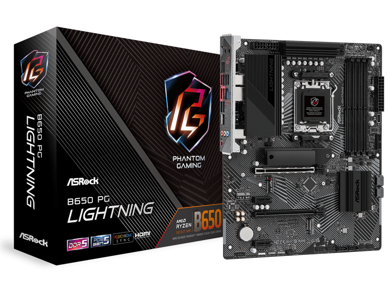 ASRock B650 PG Lightning AMD 600シリーズ Socket AM5対応 AMD B650
