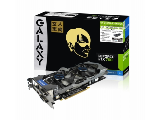 玄人志向 GF-GTX760-E2GHD/OC - 製品詳細 | パソコンSHOPアーク（ark）