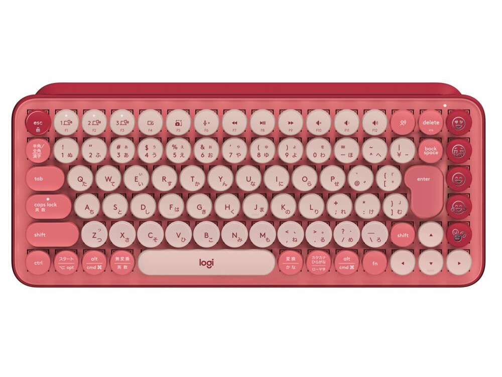 Logicool ロジクール POP KEYS メカニカルワイヤレスキーボード ローズ