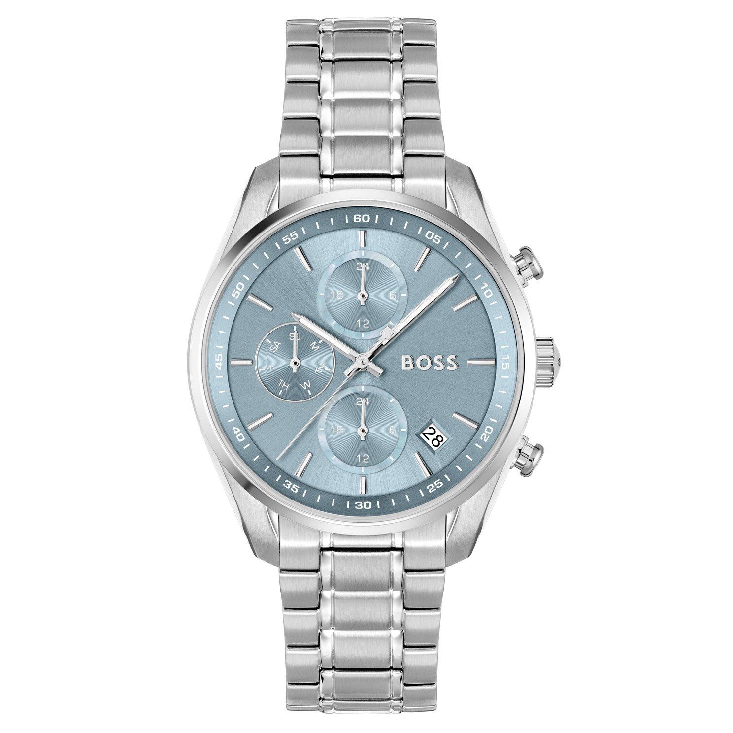 BOSS Grand Tour 38mm Stainless Steel Chronograph Ladies Watch