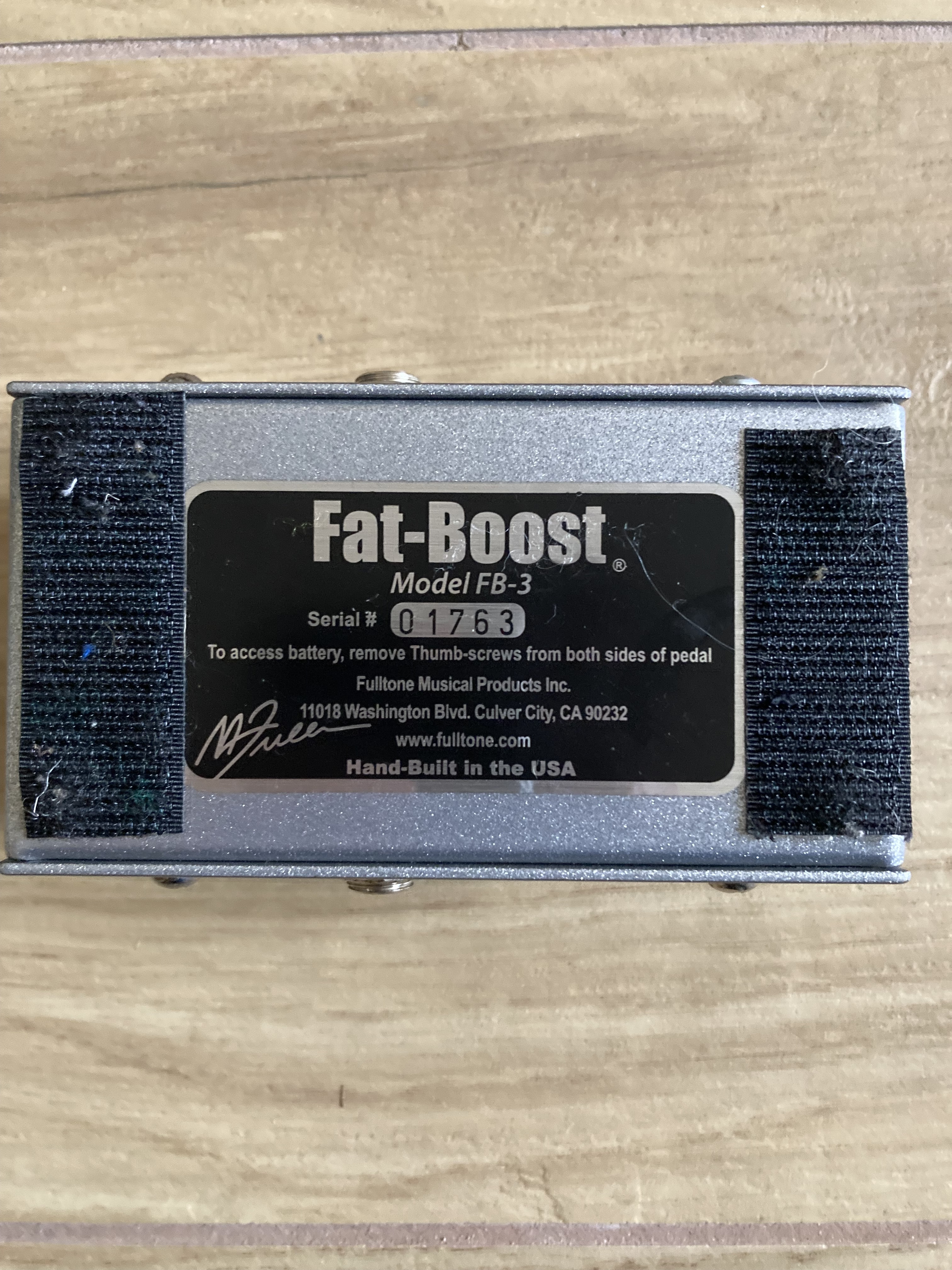 Fat-Boost FB-3 - Fulltone Fat-Boost FB-3 - Audiofanzine