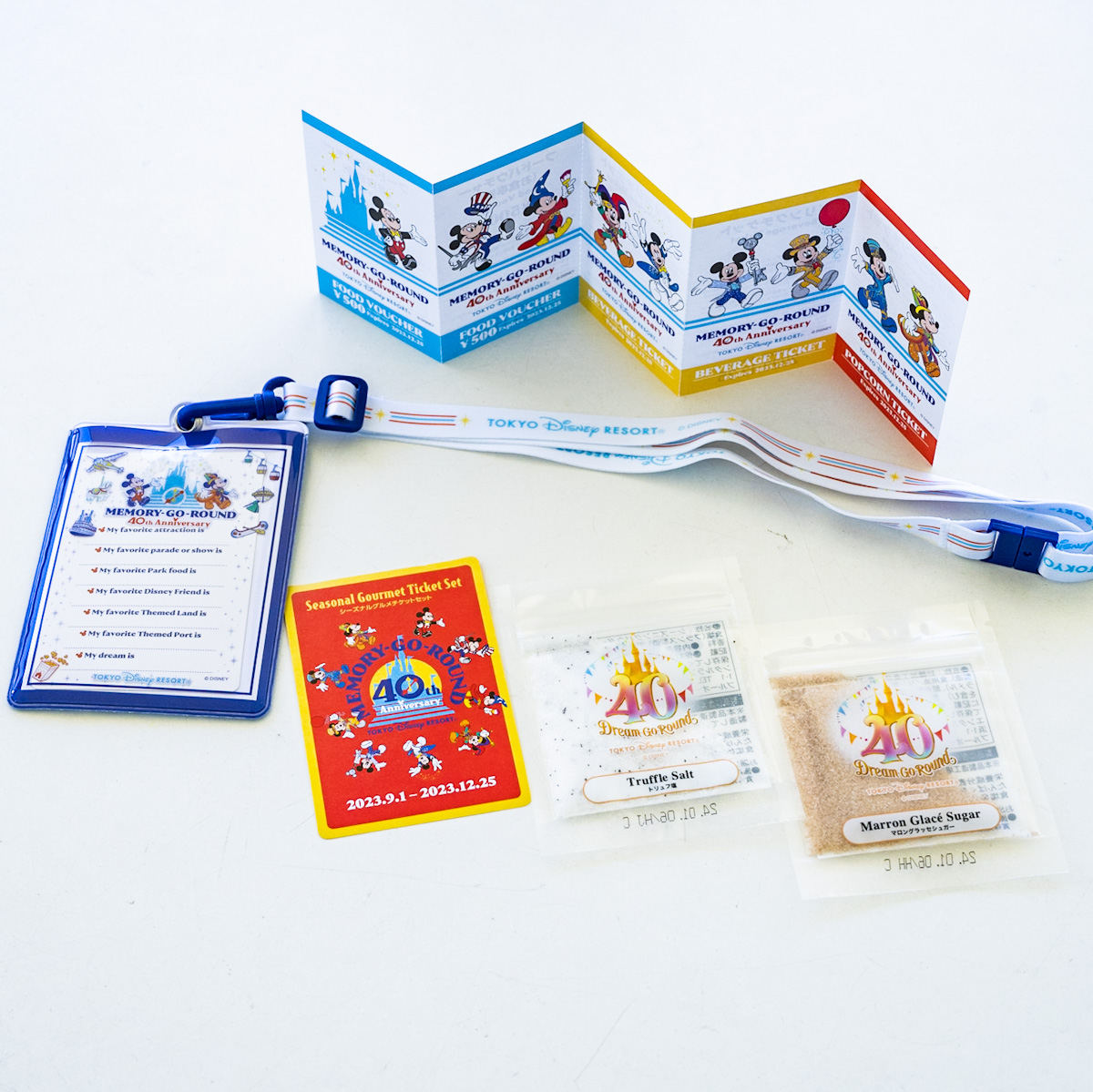 スーベニアチケットホルダー付き！東京ディズニーリゾート40周年