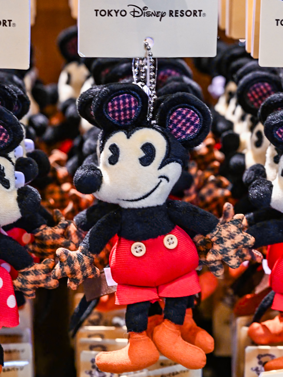 ハンドクラフト風！東京ディズニーランド ミッキー・ミニーぬいぐるみ