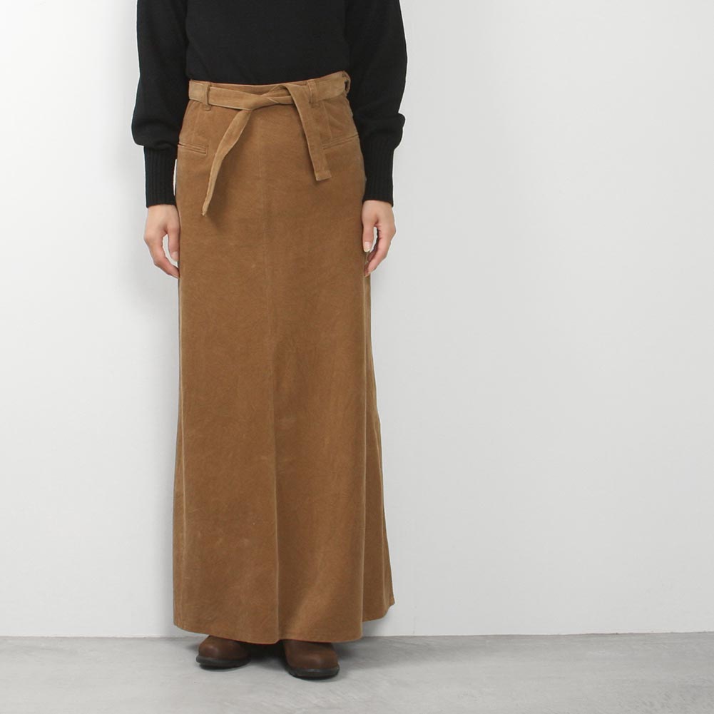 nowos[ノーウォス]コーデュロイロングスカート 5705005723 << MIDLAND