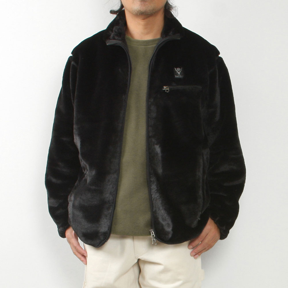 South2 West8[サウス2 ウェスト8]Piping Jacket Micro Fur NS733B