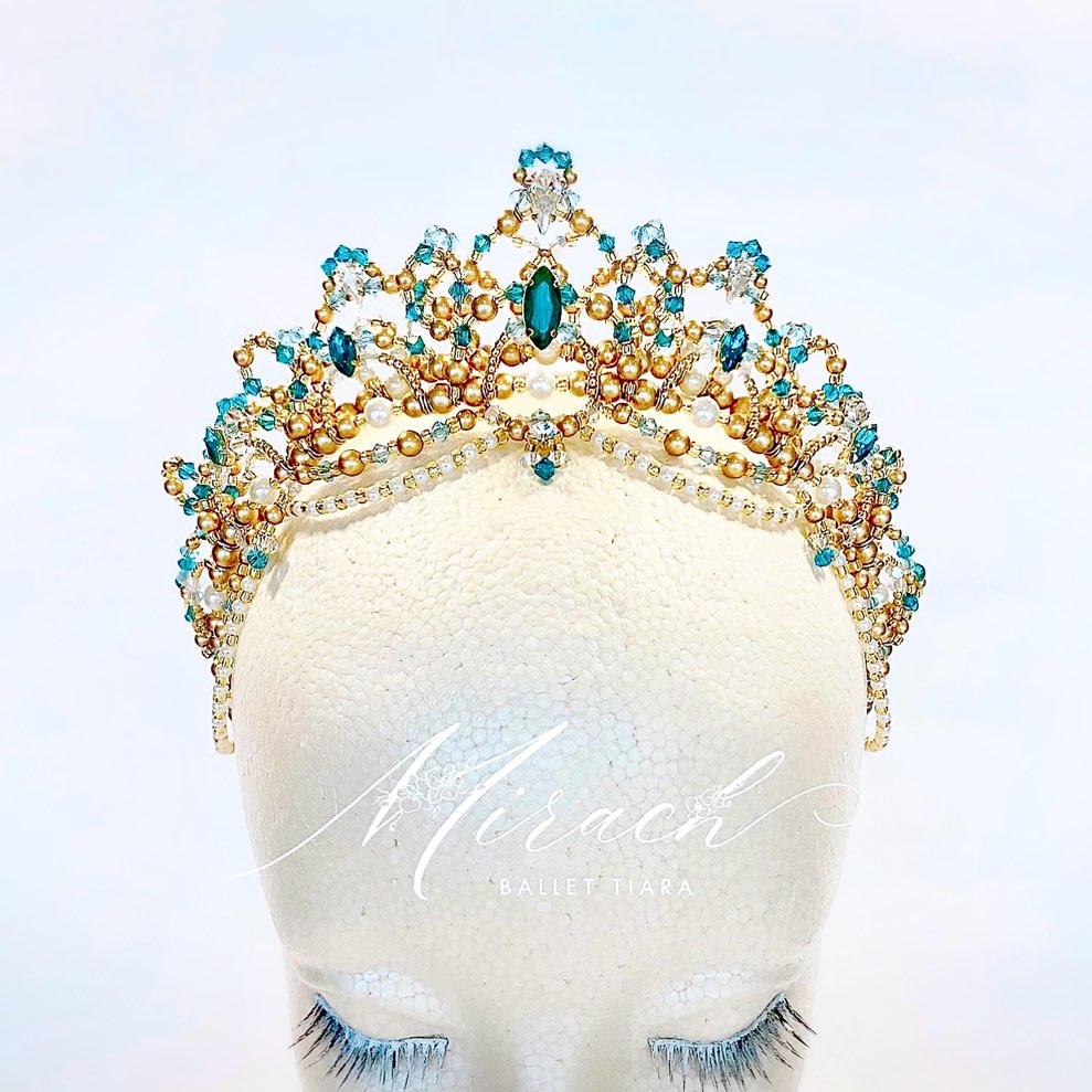 森の女王の2連ティアラ - バレエティアラ＆ティアラレッスン Mirach