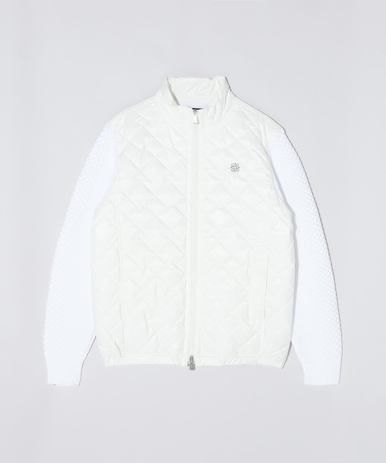 ドットストレッチキルト袖ニットブルゾン (MENS) | St ANDREWS（セント