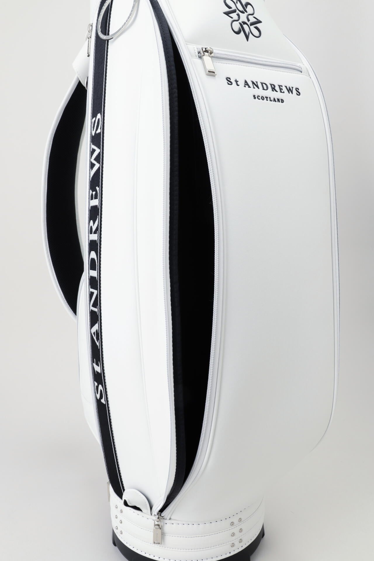 9.0インチ スリムカート型ジャガードロゴテープキャディバッグ (46