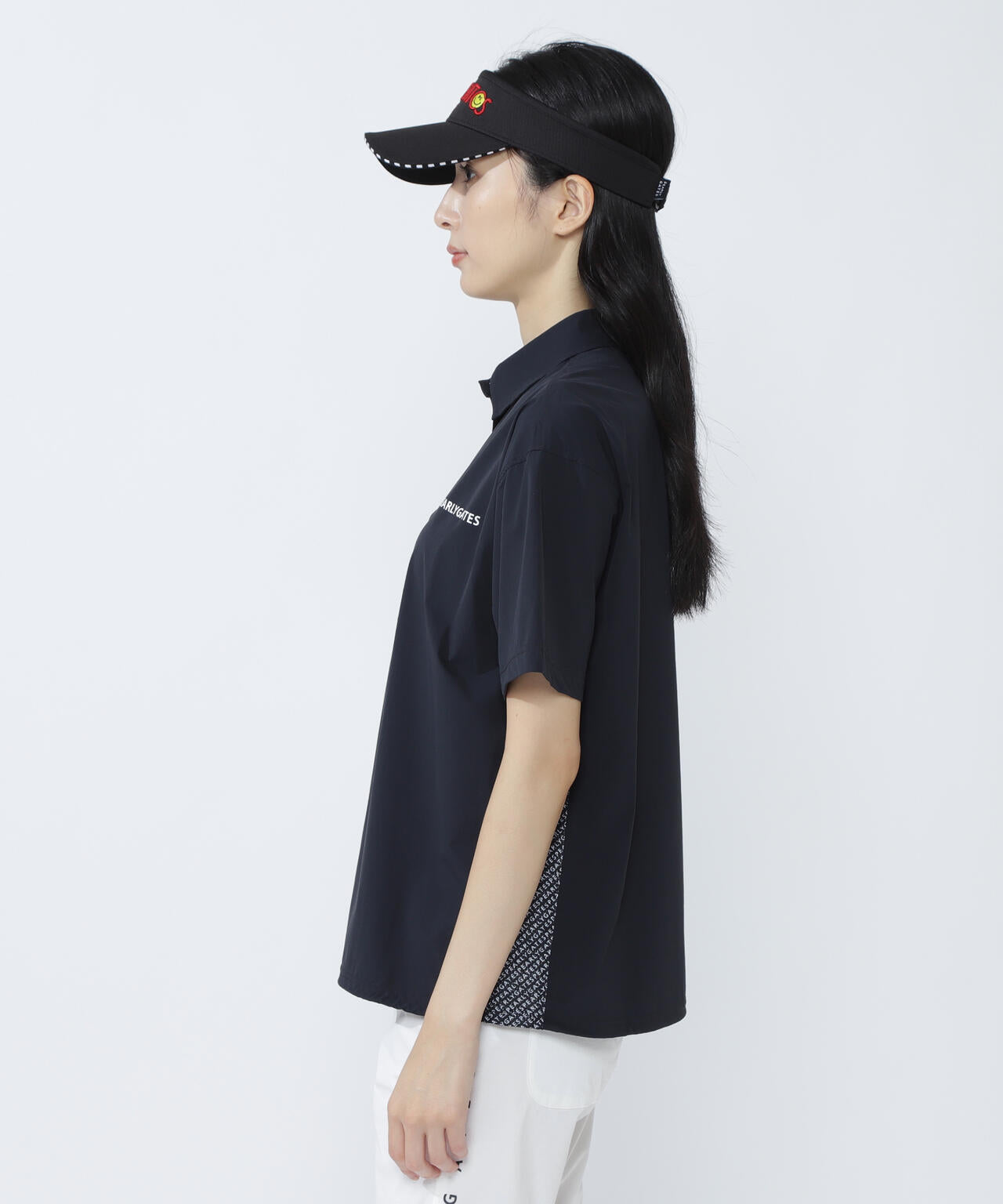 ナイロンアクティブストレッチ半袖ポロシャツ | PEARLY GATES