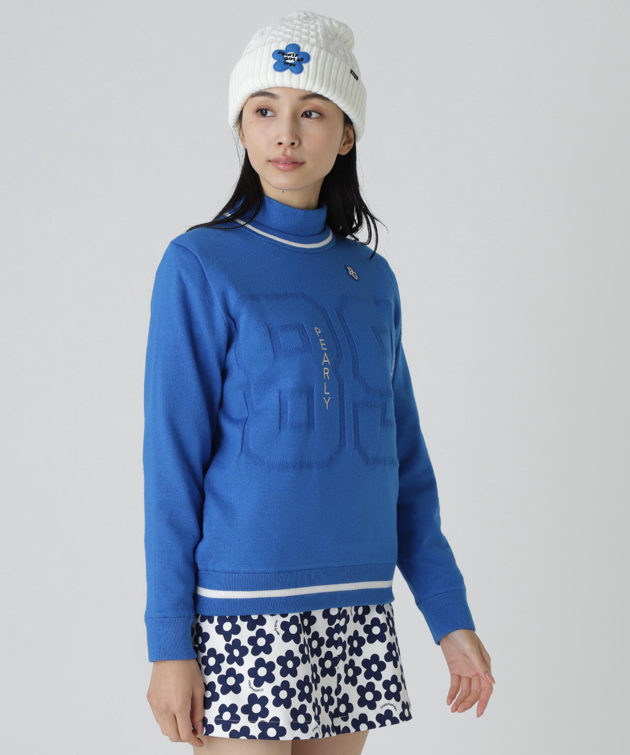 天竺×ストレッチ裏地＆地柄ツインニット | PEARLY GATES（パーリー