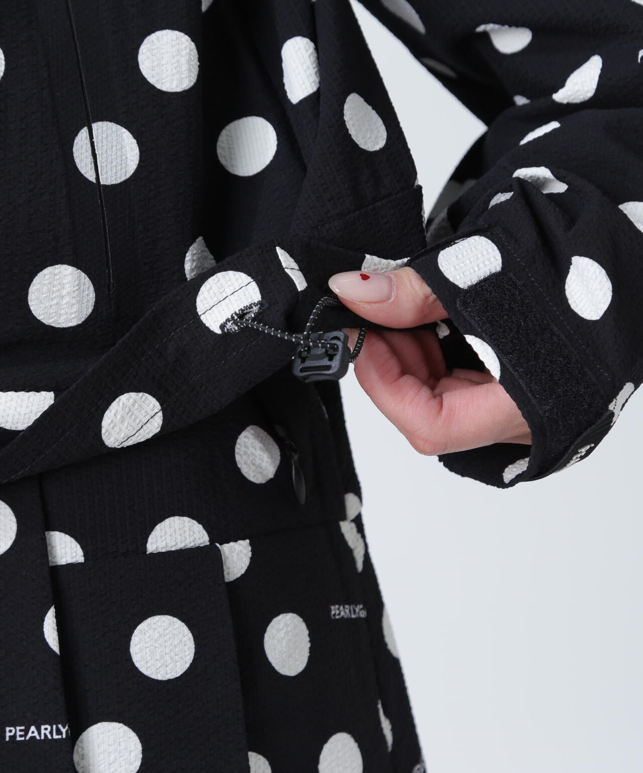 Peストレッチサッカー フルジップフーディ ＜ランダムドット柄