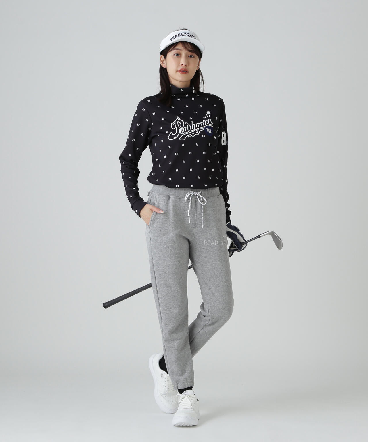 ジグザグ裏毛ジャガードジョガーパンツ | PEARLY GATES（パーリー