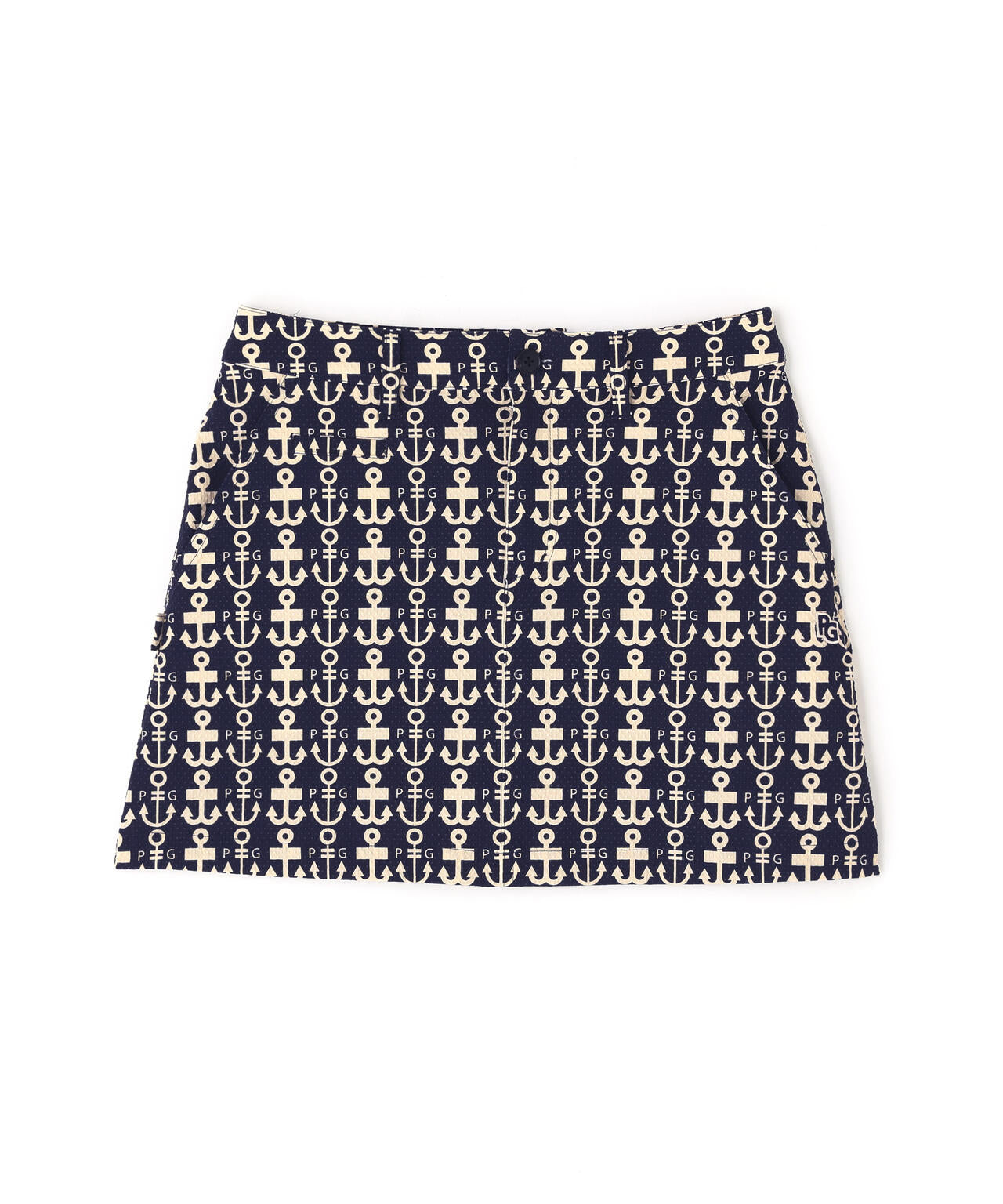 Nyストレッチドビースカート ＜ロゴアンカー柄＞ | PEARLY GATES