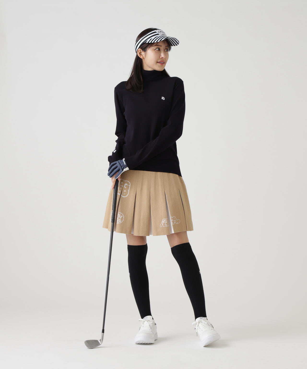 カシミヤタッチタートルネックニットプルオーバー | PEARLY GATES