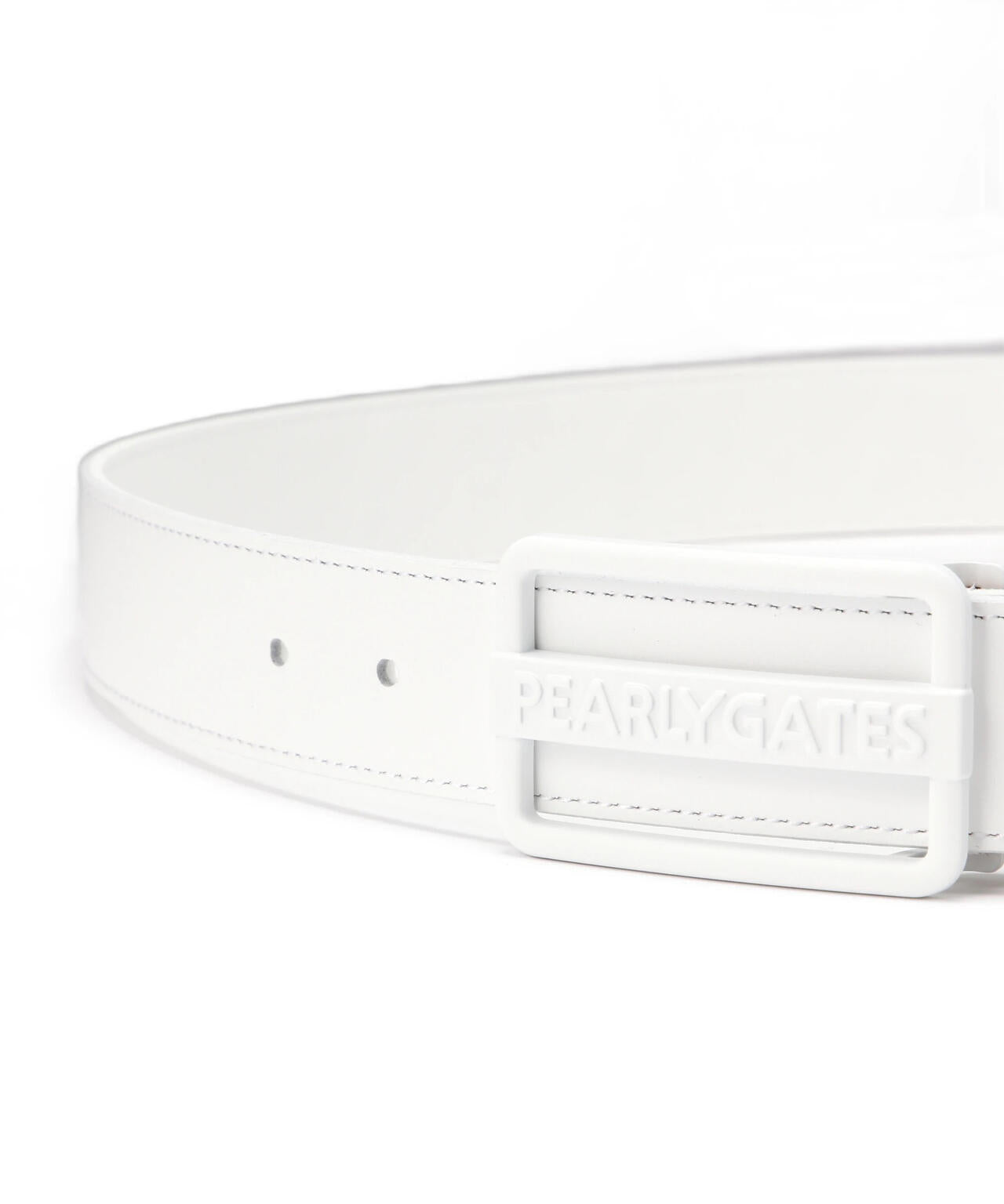 ステッチワークロゴレザーベルト (MENS) | PEARLY GATES（パーリー