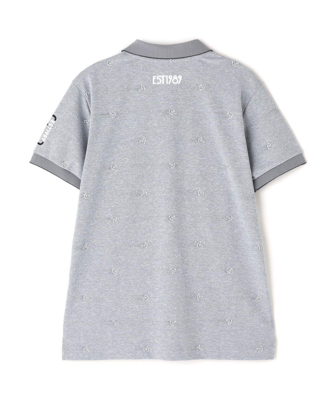 ストレッチカノコアンカージャガード半袖ポロシャツ | PEARLY GATES