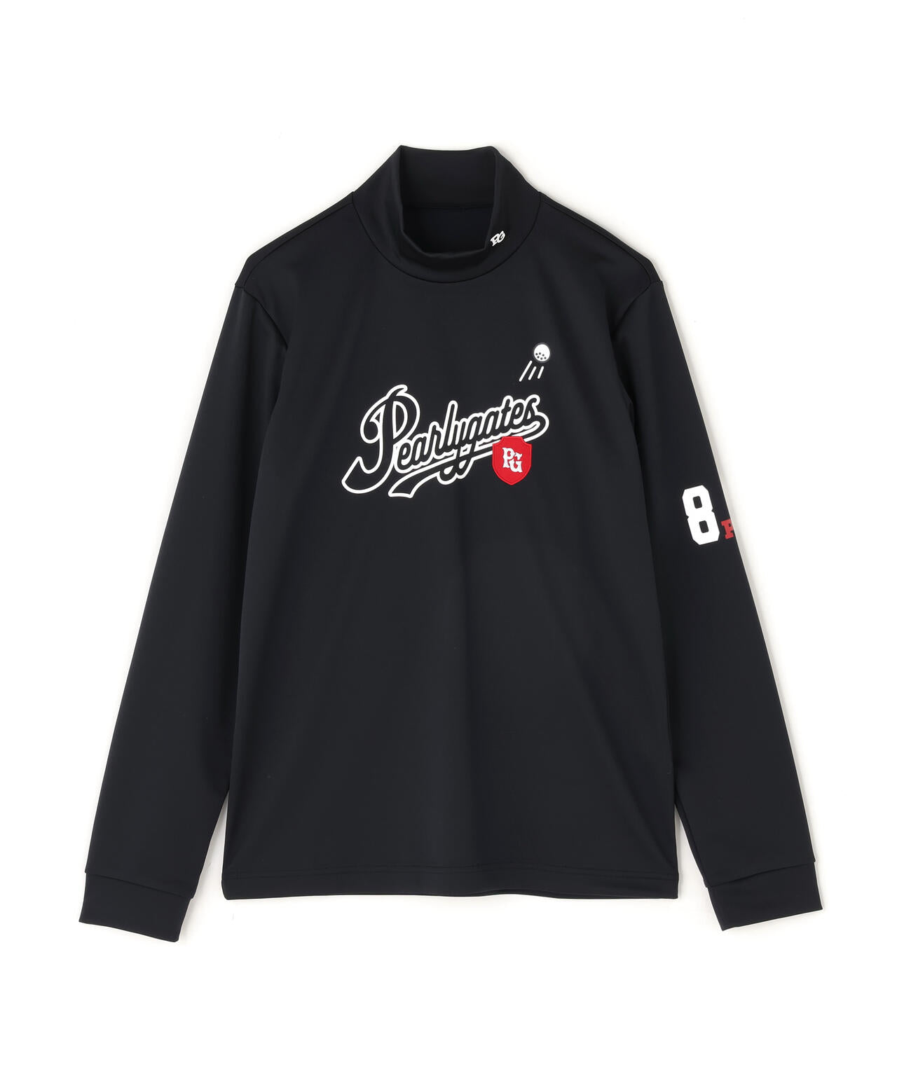 極美品】パーリーゲイツ 鹿の子ダンボール ロゴリボン柄 長袖