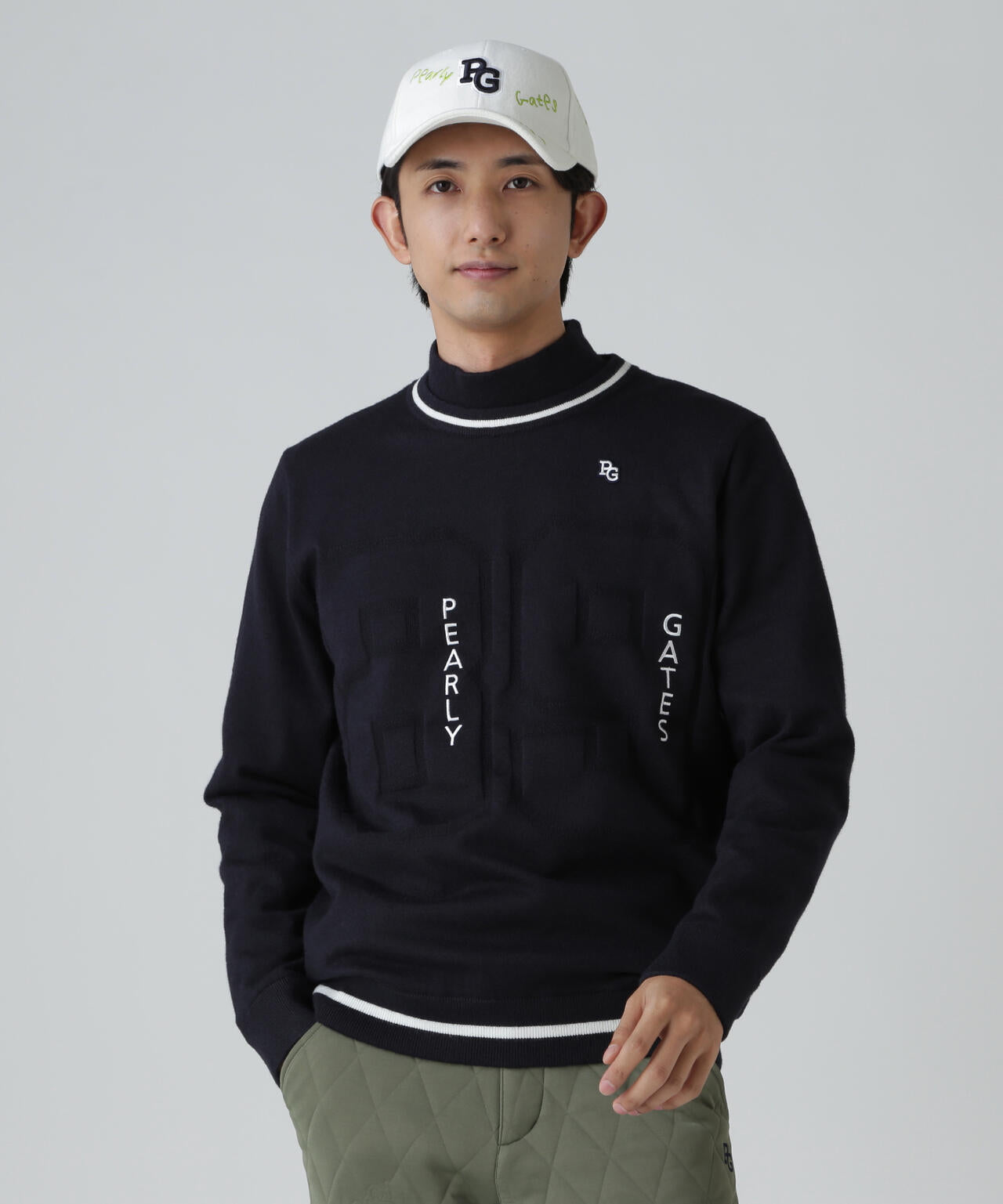 天竺×ストレッチ裏地＆地柄 ツインニット | PEARLY GATES（パーリー