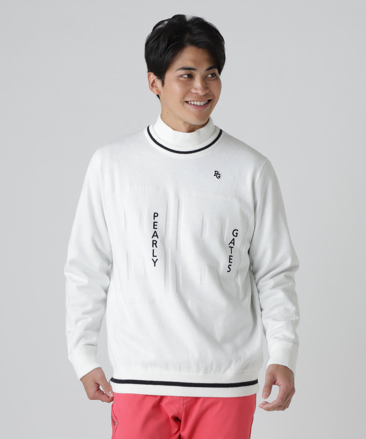 天竺×ストレッチ裏地＆地柄 ツインニット | PEARLY GATES（パーリー