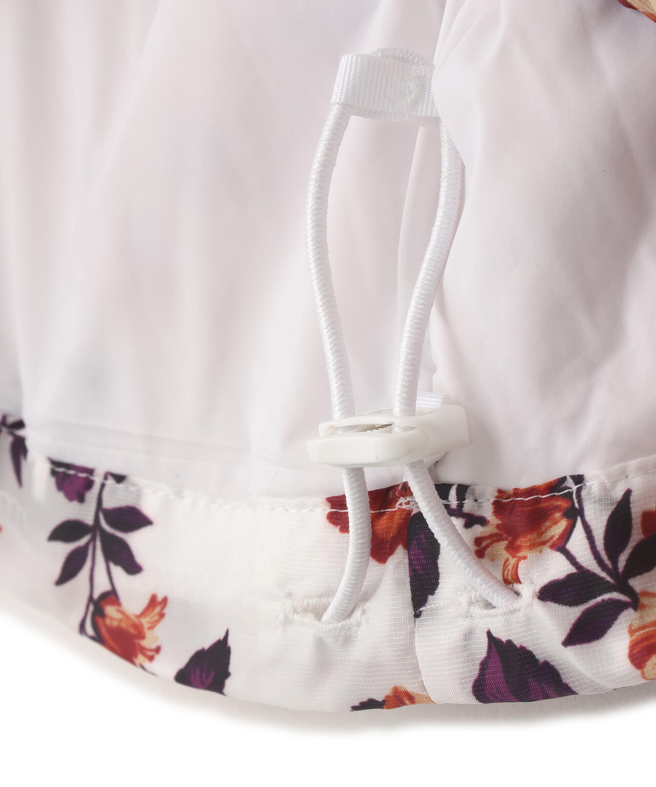 Peミニリップ中綿ジップアップブルゾン ＜繊細花柄＞ | PEARLY GATES