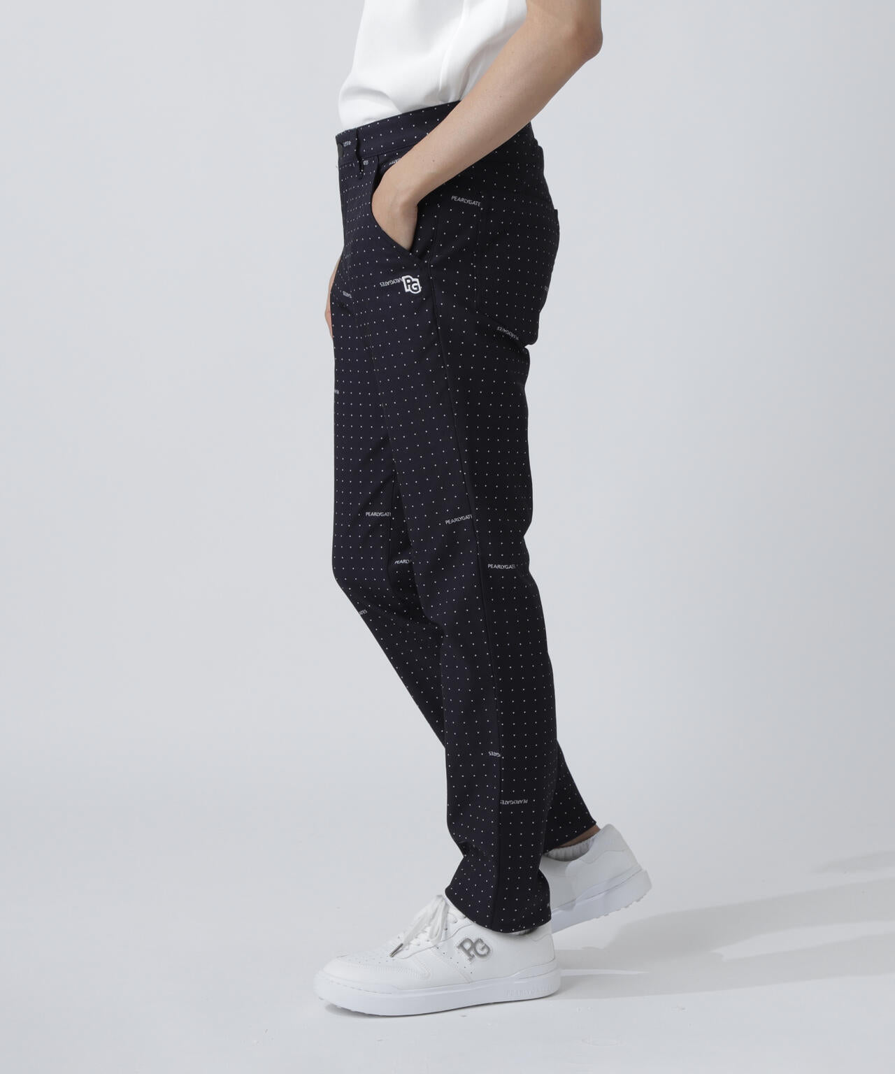 C/Peストレッチドビーツイルパンツ ＜ミニドット柄＞ | PEARLY GATES