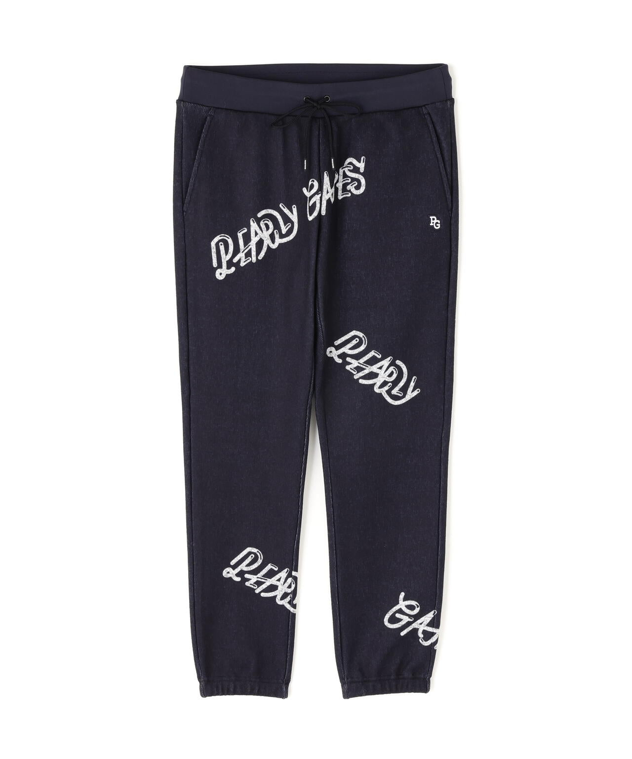 両面起毛ぷにぷにロゴ柄ジョガーパンツ | PEARLY GATES（パーリー