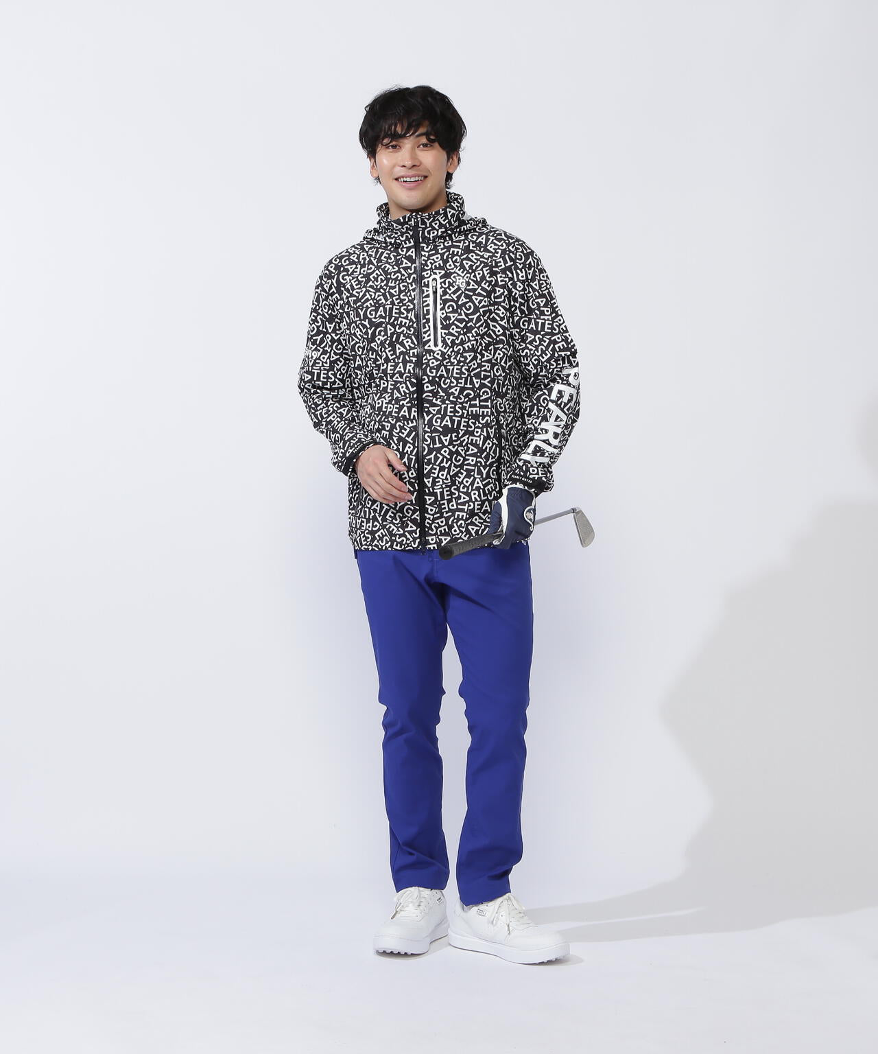 パーリーゲイツ青ジップアップジャケット3 PEARLY GATES ジップアップ