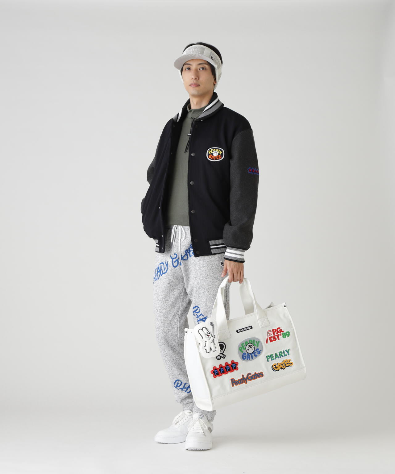 ロゴワッペンロッカーバッグ (UNISEX) | PEARLY GATES（パーリーゲイツ