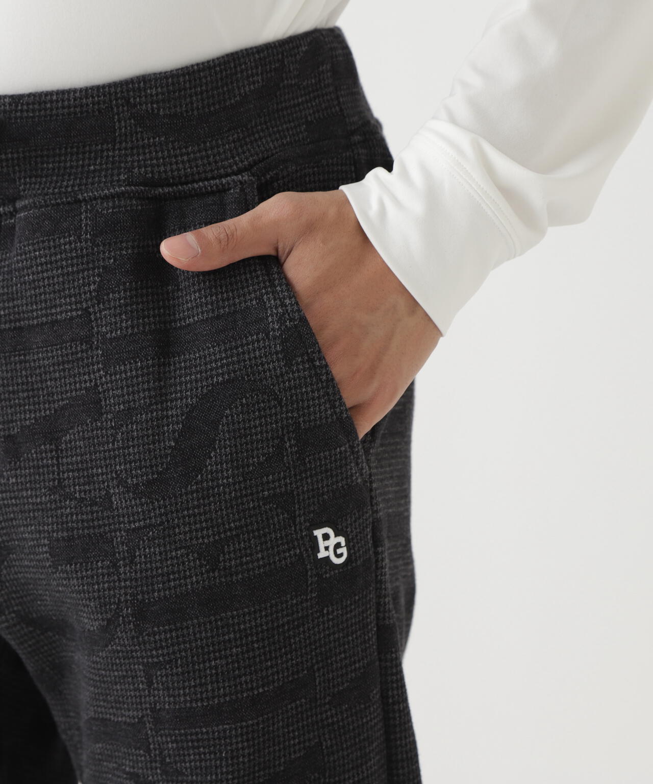 裏毛ストレッチロゴジャガードジョガーパンツ | PEARLY GATES