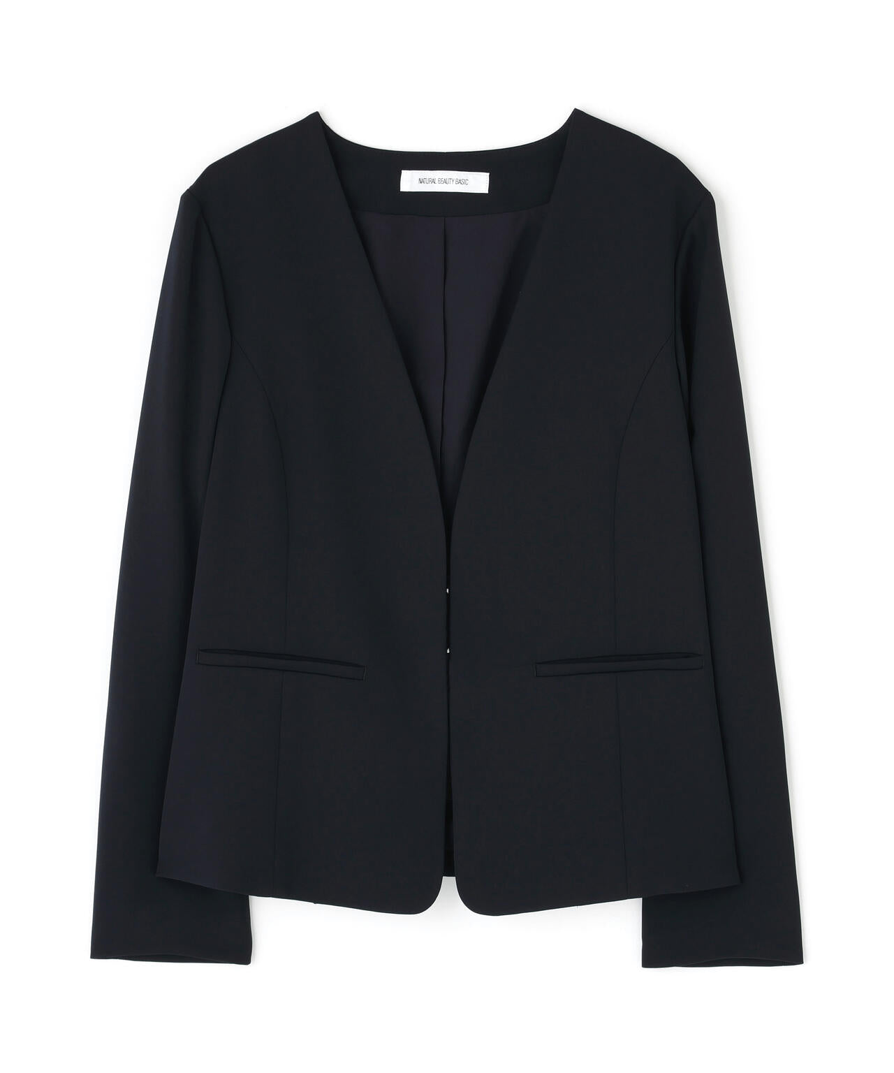 ストレッチツイルセットアップシリーズ ノーカラージャケット