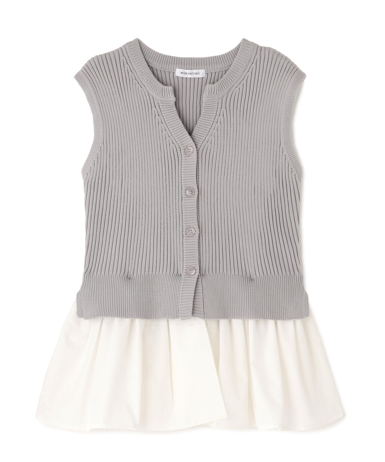 2wayドッキングペプラムベスト | NATURAL BEAUTY BASIC（ナチュラル