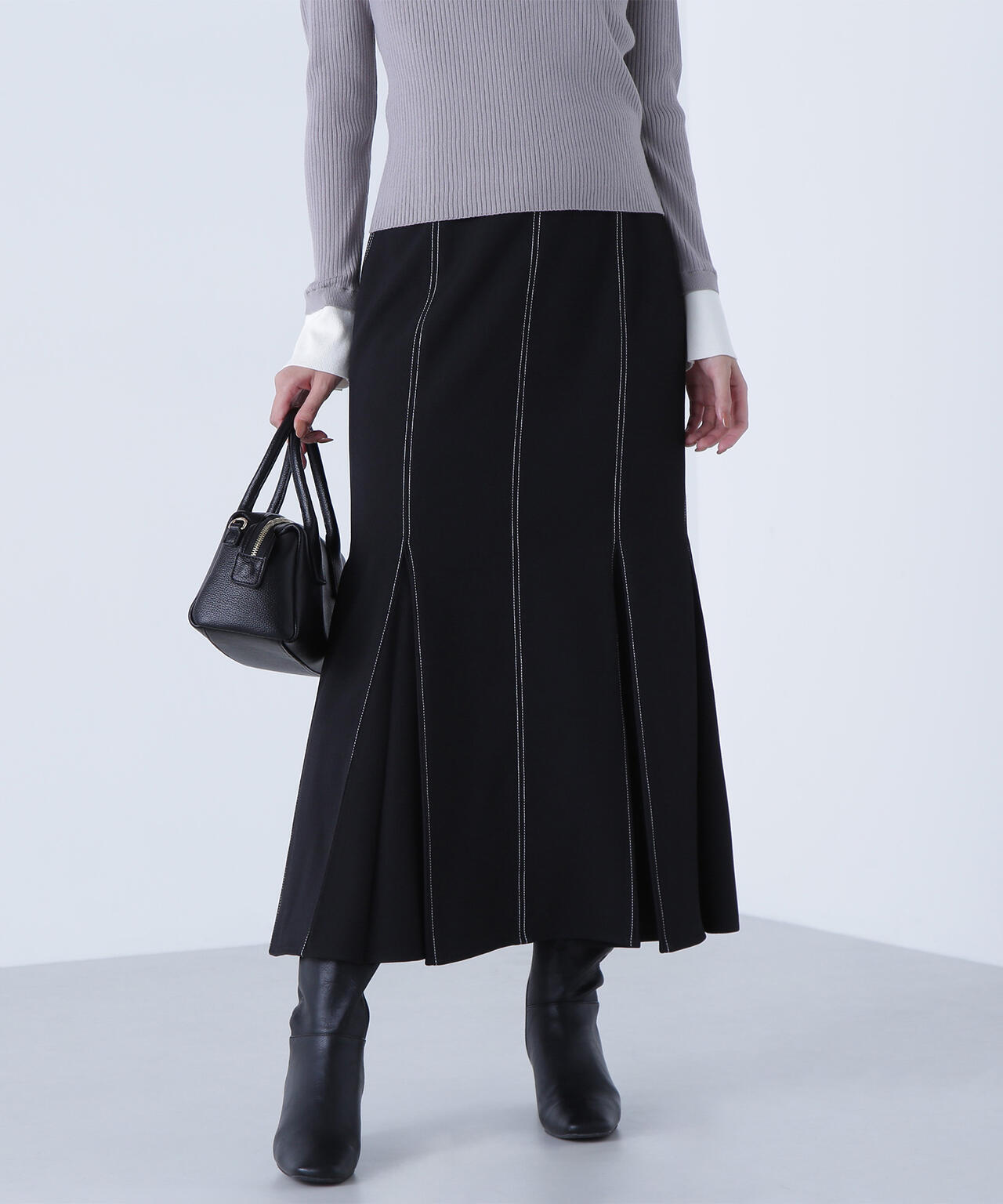 ステッチタックマーメイドスカート | NATURAL BEAUTY BASIC