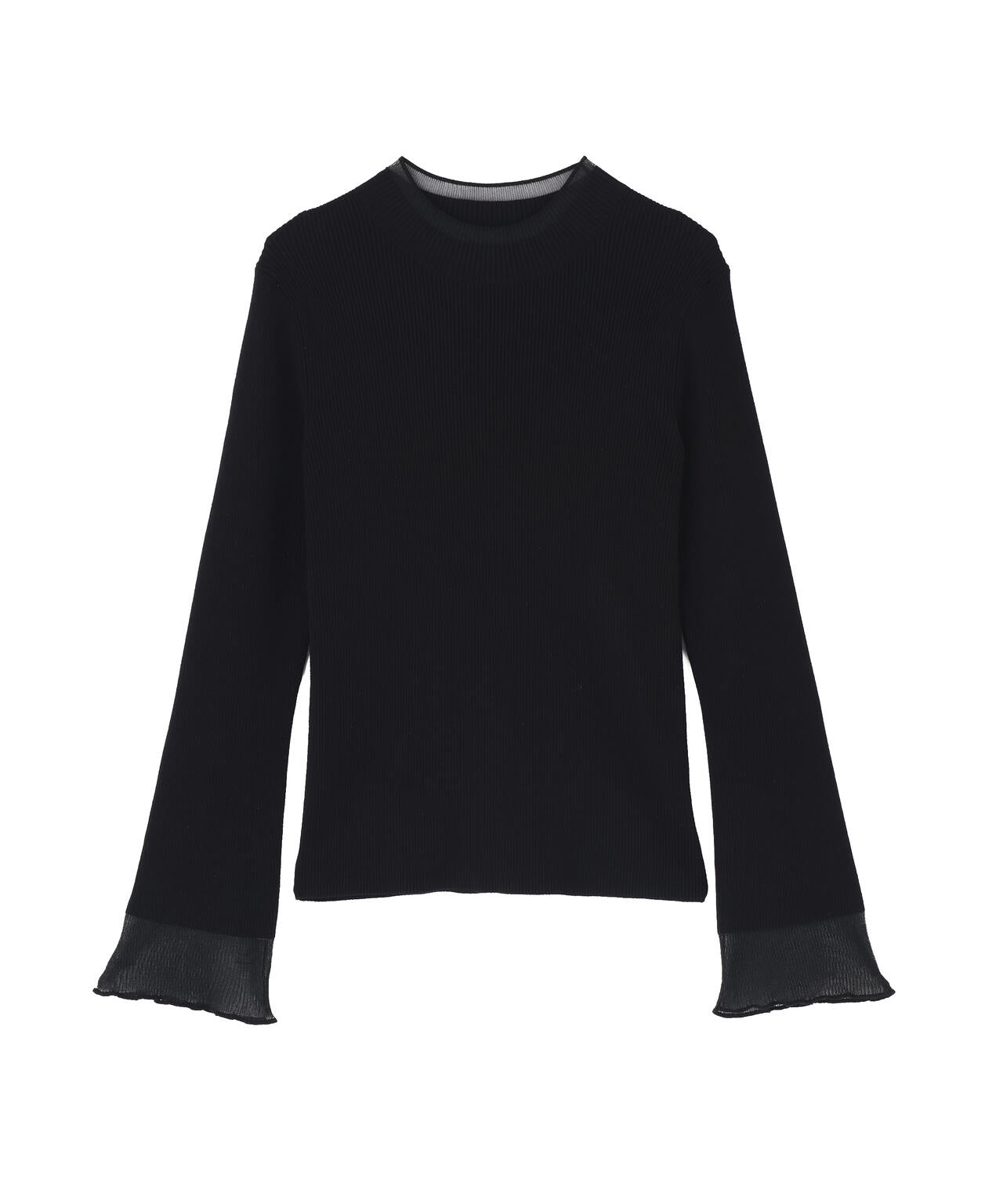 シアーフレアカフスリブニット | NATURAL BEAUTY BASIC（ナチュラル