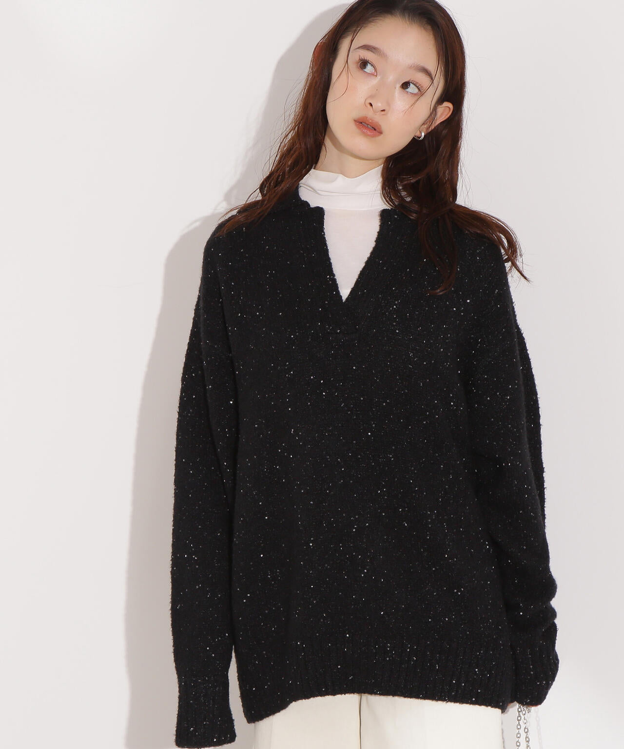 スパンコールスキッパーニット | N. Natural Beauty Basic*（エヌ