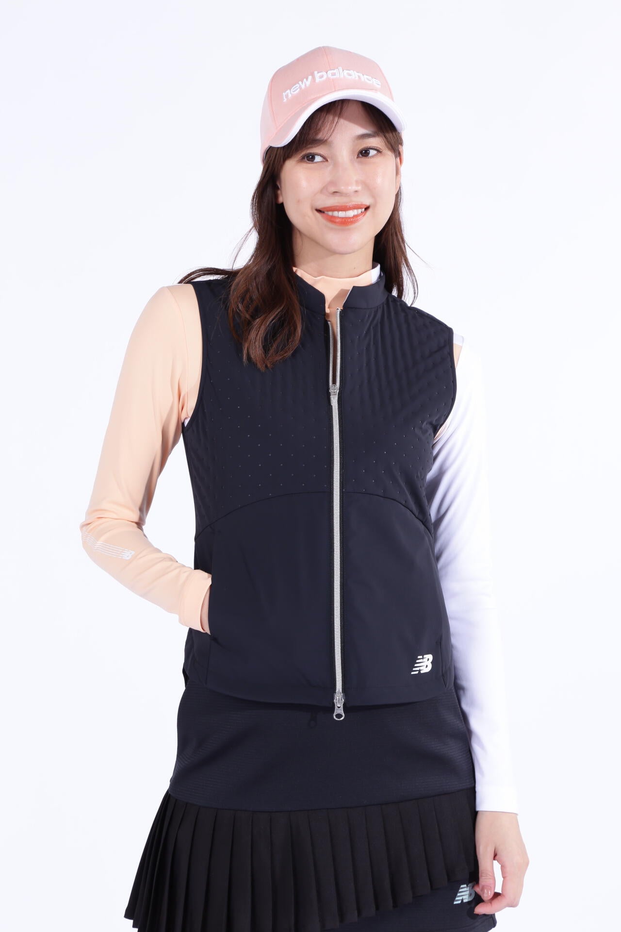 ピンソニックキルト 中綿 フルジップ ベスト (WOMENS WORLD) | new