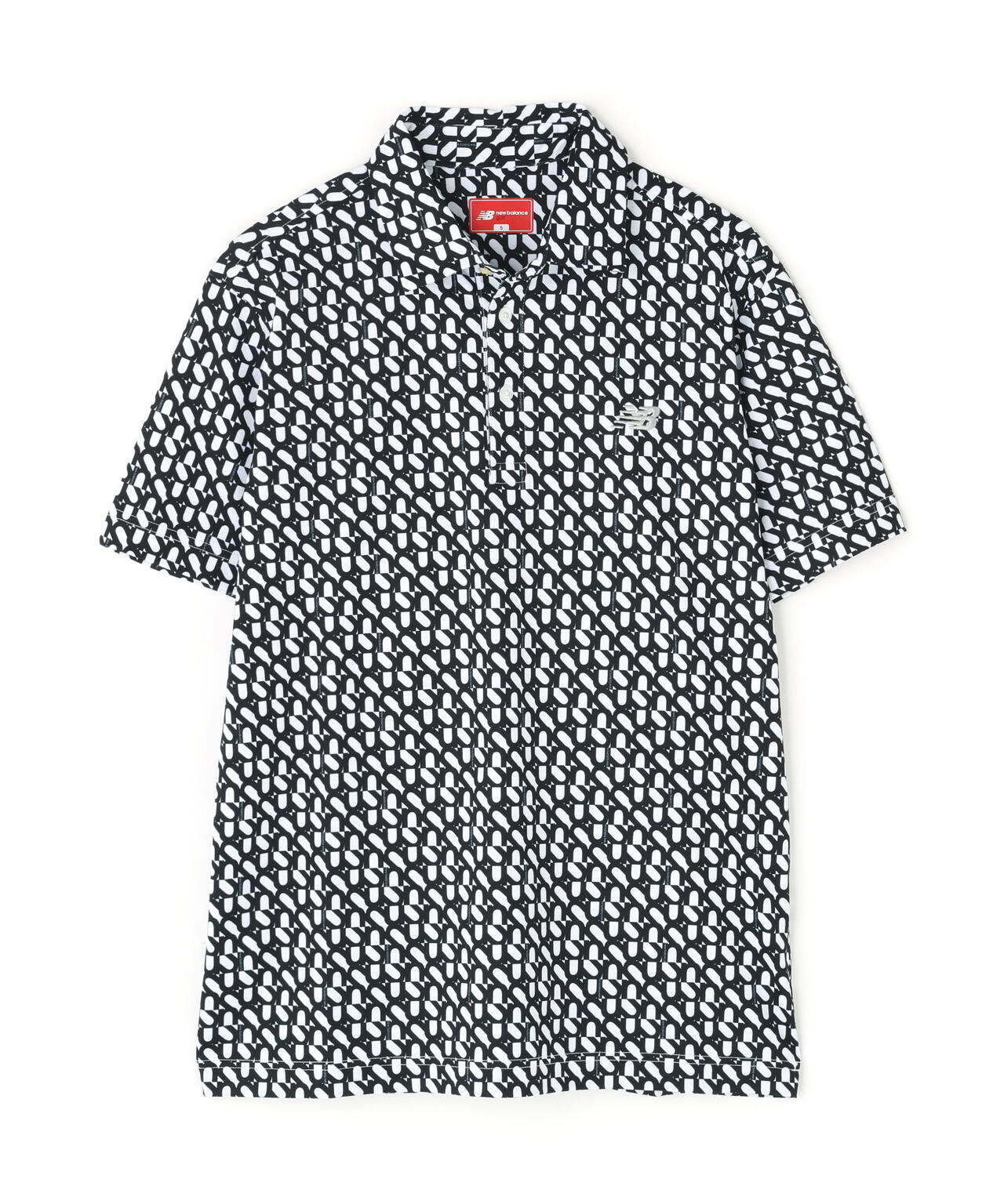 ロゴジオメトリック柄 半袖 カラーシャツ (MENS) | new balance golf
