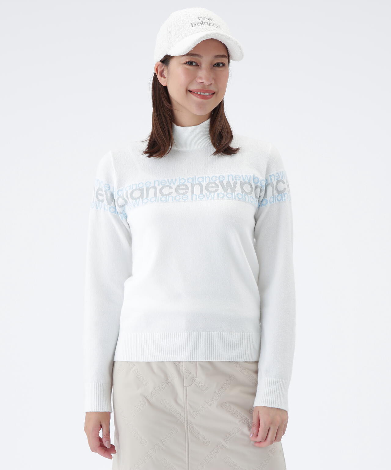 保温 ハイネック ニット プルオーバー (WOMENS) | new balance golf