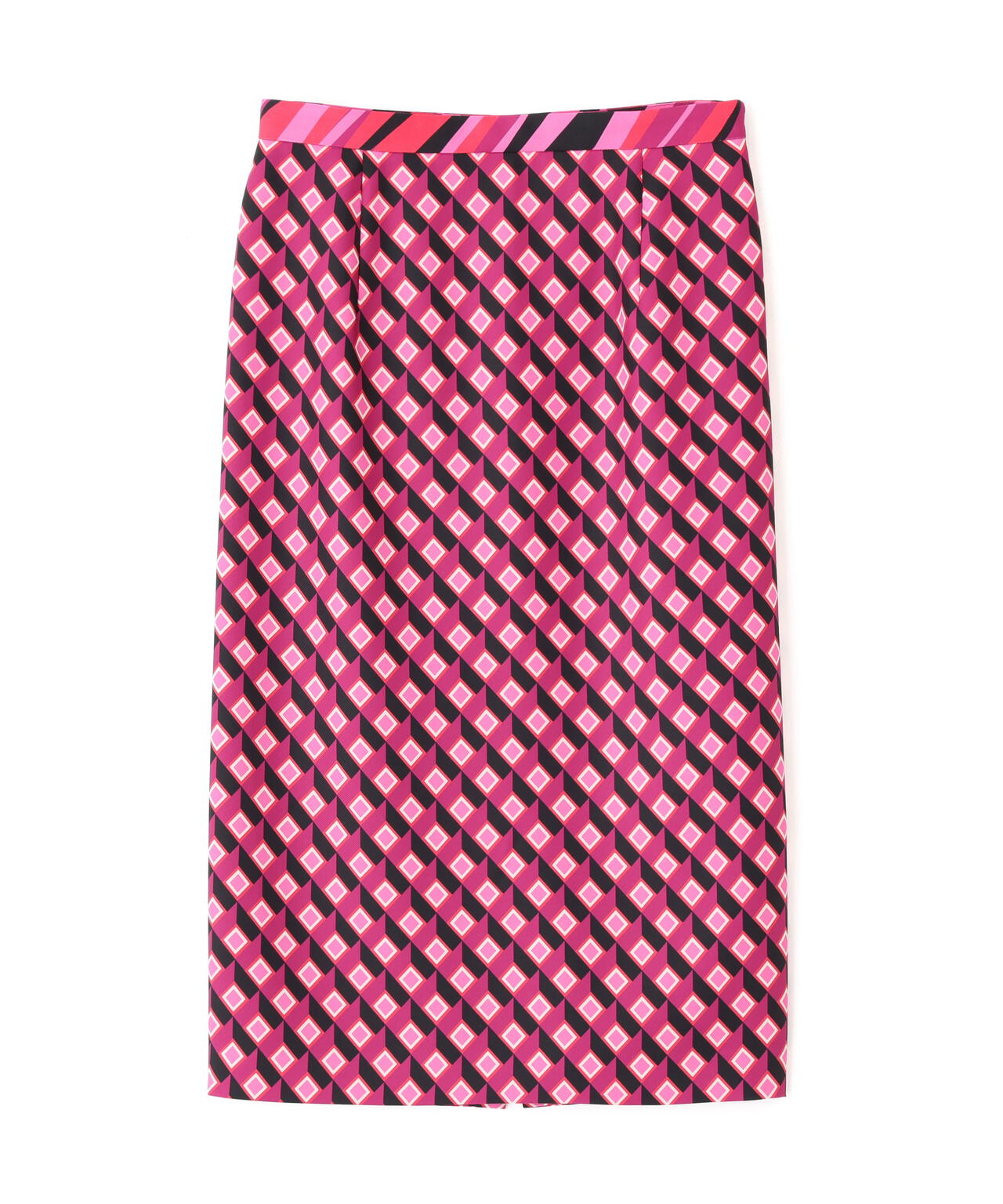 ジオメトリックプリントコンビタイトスカート | PINKY&DIANNE