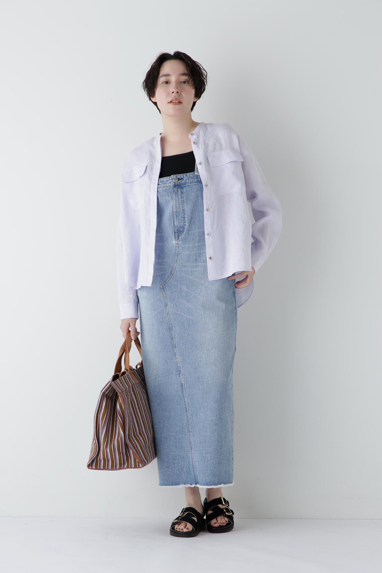 Healthy DENIMコラボ】アイラインサロペット | human woman