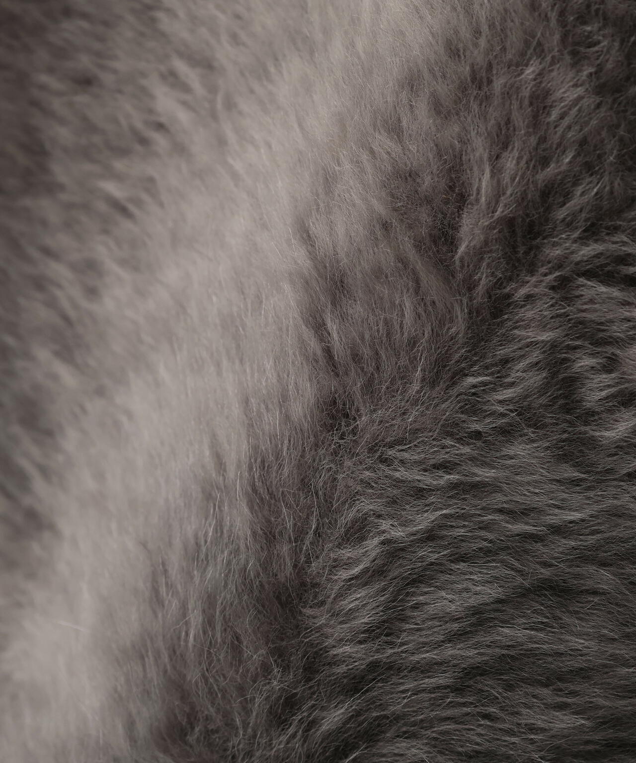 KARL DONOGHUE / CASHMERE & FEATHER SHEARLING TRAPEZE GILET | THE