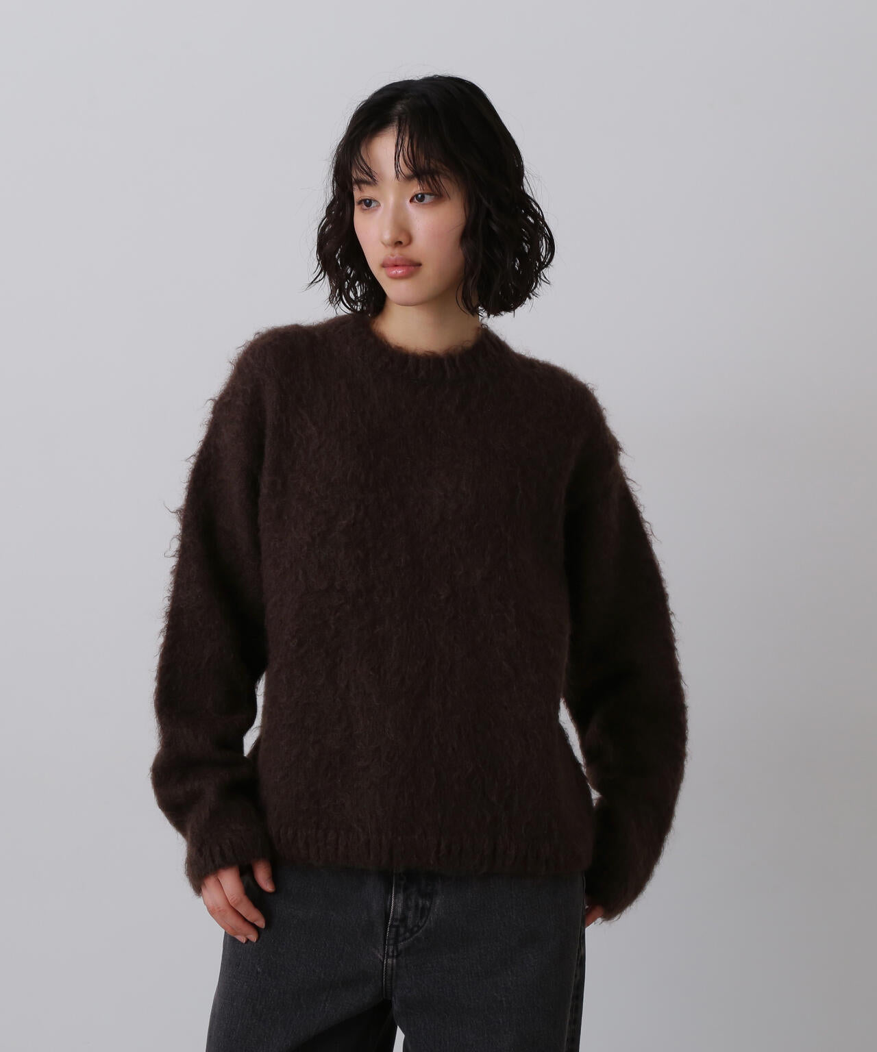 YLEVE / MOHAIR NAPPING KNIT PULL OVER | YLÈVE（イレーヴ） ｜【公式