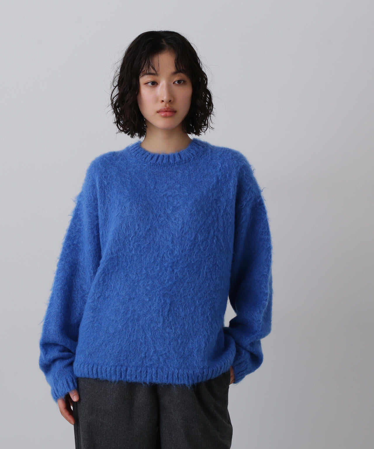 YLEVE / MOHAIR NAPPING KNIT PULL OVER | YLÈVE（イレーヴ） ｜【公式