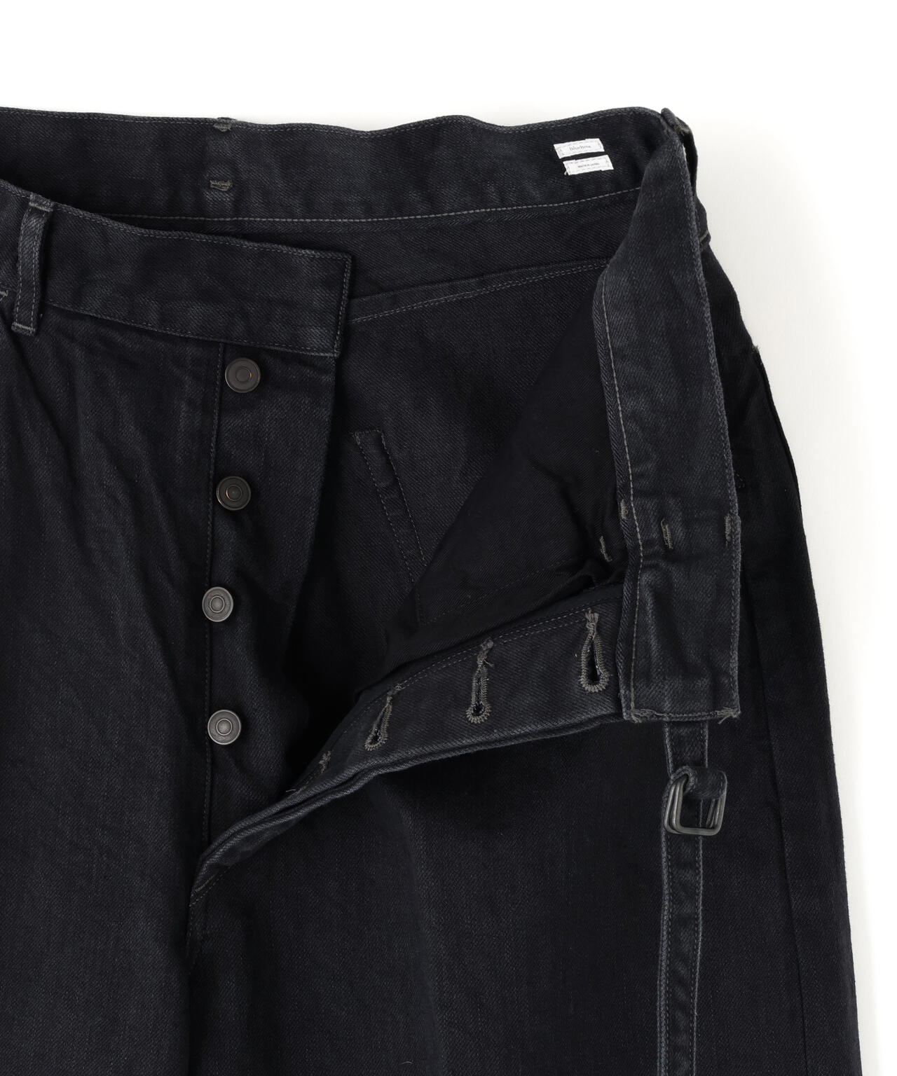 blurhms / 12.9OZ DENIM NARROW BELTED PANTS | THE LIBRARY（ザ