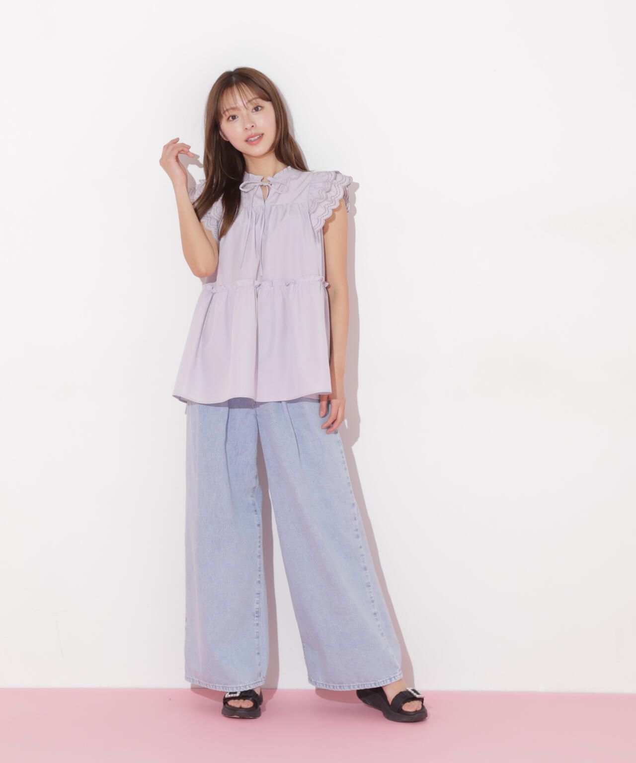 カットワークティアードチュニック | JILL by JILL STUART（ジル バイ