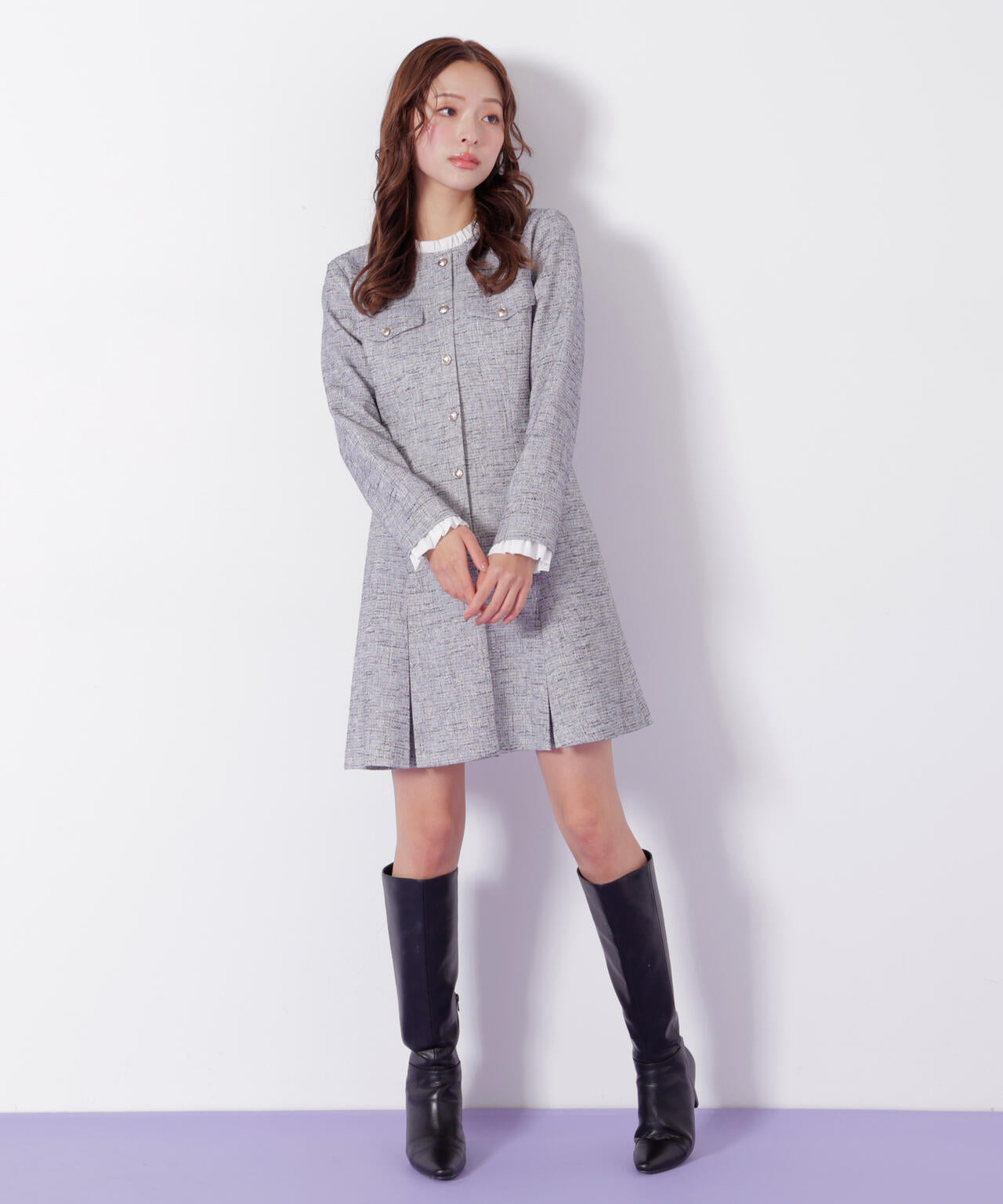 ツィードミニワンピース | JILL by JILL STUART（ジル バイ ジル