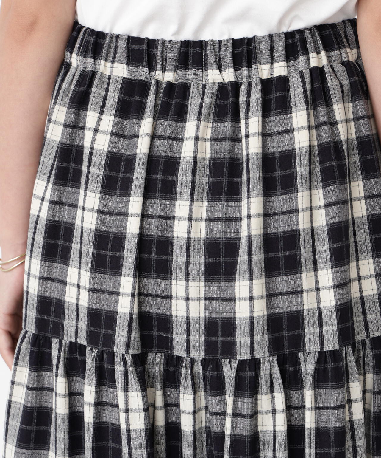 チェック柄ティアードスカート | PROPORTION BODY DRESSING