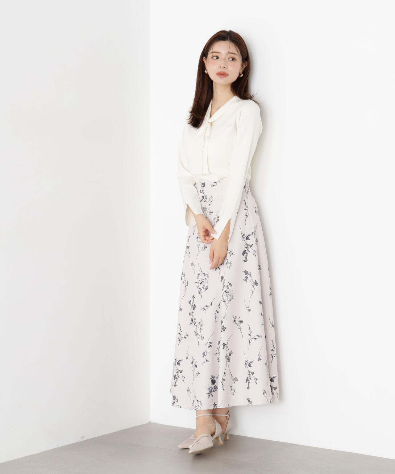松川星さん着用】Autumn Flower スカート | PROPORTION BODY DRESSING