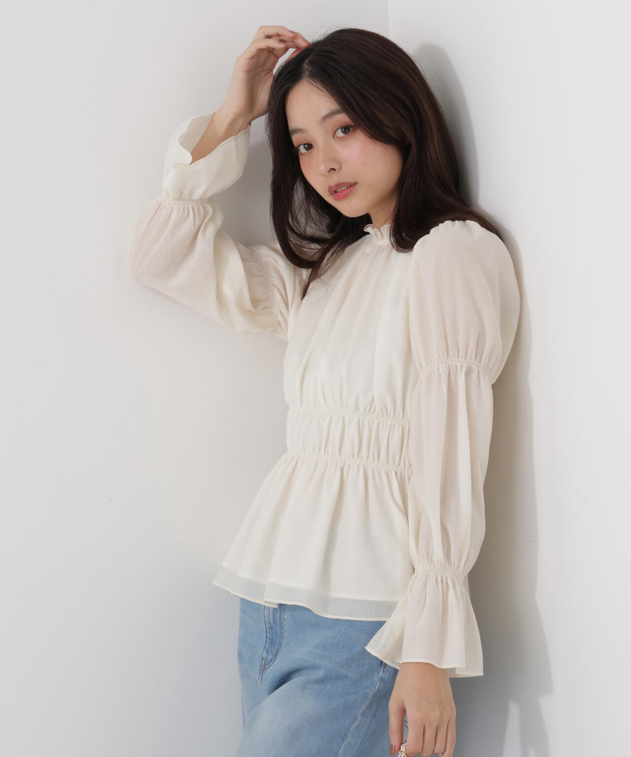 ウエストシャーリングブラウス | PROPORTION BODY DRESSING